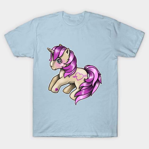 Pink Pony T-Shirt by Huldra Tattoo